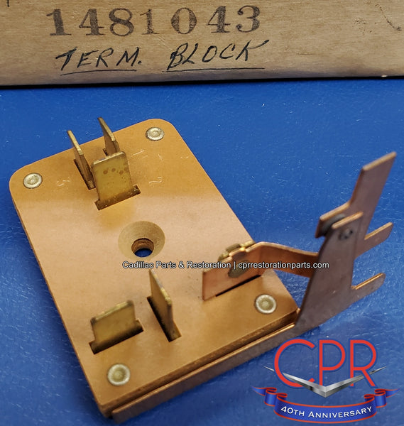 <strong>1963 1964 Cadillac Cruise Control Power Unit Terminal Block</strong> - NOS. Part# 1481043