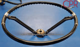 From Cadillac Parts & Restoration CPR: non-tilt 1963 Cadillac steering wheel - 1964 Cadillac steering wheel - black