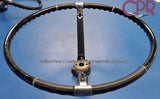 1963 - 1964 Cadillac non-tilt steering wheel in black