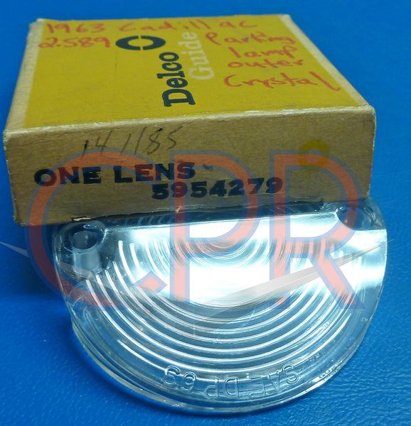 1963 Cadillac Parking Lamp Lens - NOS 5954279