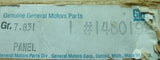 1963 Cadillac Rear Bumper Impact Finish Panel, Left - NOS.