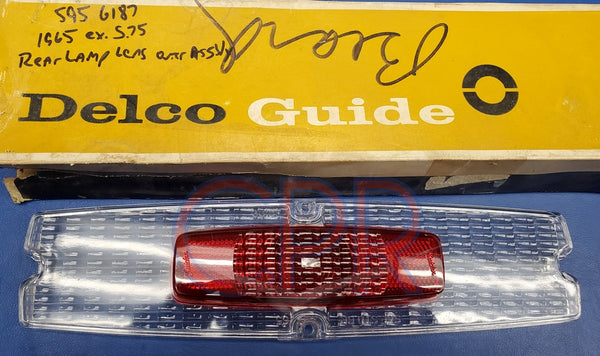 1965 Cadillac Tail Rear Lamp Lens - NOS 5956187