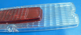 1965 Cadillac Tail Light Lamp Lens & Chrome Bezel Ornament - NOS