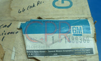 1966 Cadillac Rear Bar License Plate Escutcheon - NOS