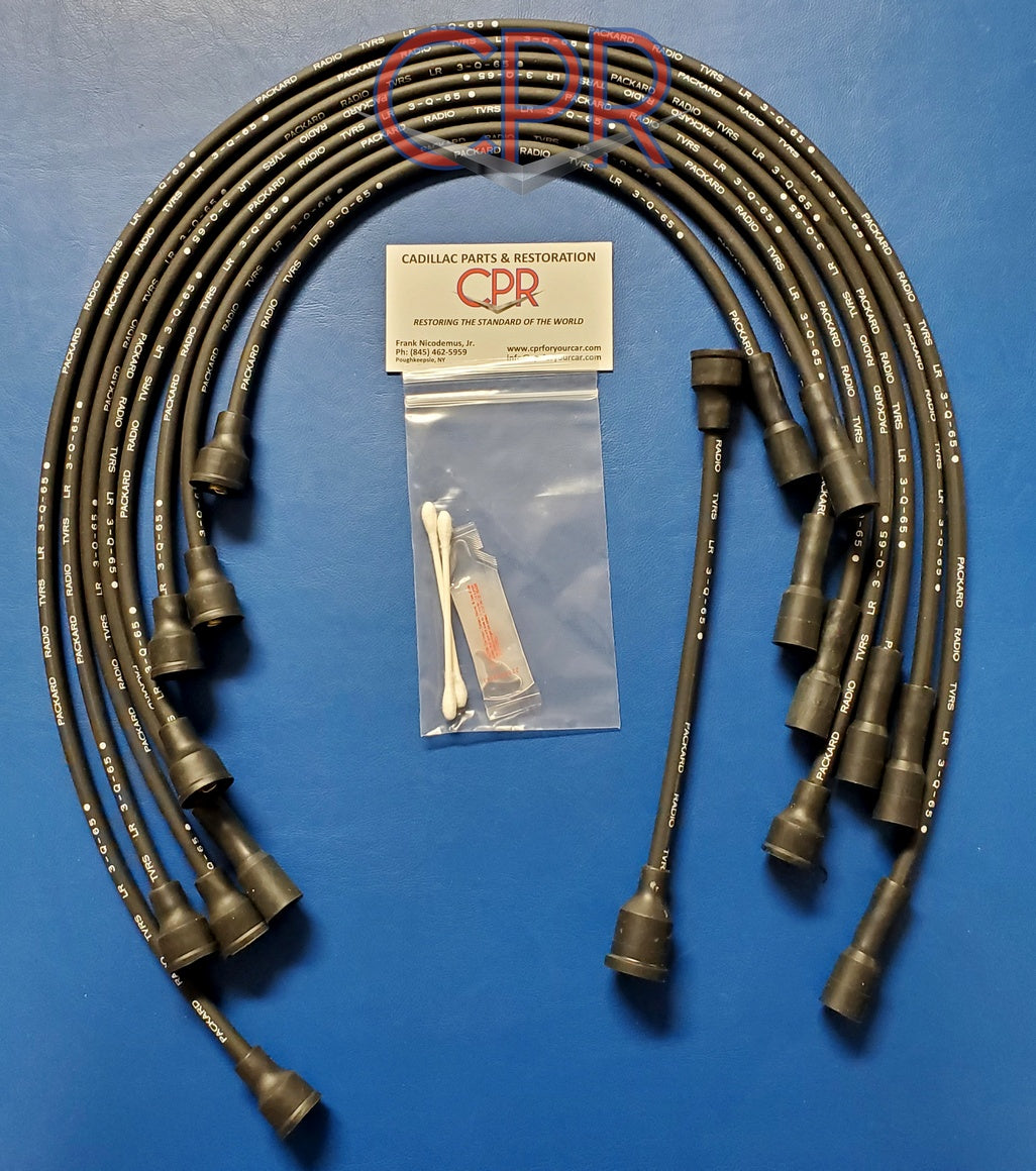 1966 Cadillac Spark Plug Ignition Wires Date Stamped 3 Q 65 Cpr Cadillac Restoration Parts