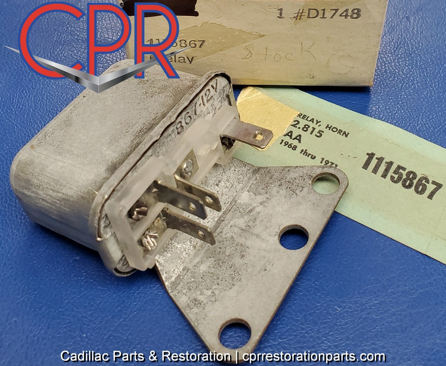 1968-1974 Cadillac Horn Relay w Ignition Key & Engine Temp Warning Buz ...