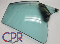 1969 & 70 Cadillac convertible right passenger side rear quarter window glass from CPR.