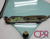 1969 1970 Cadillac convertible rear passenger side quarter window glass from Cadillac Parts & Restoration CPR.