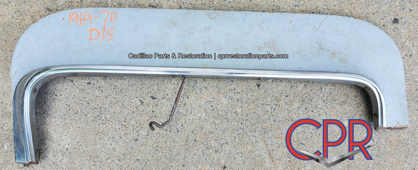 1969 1970 Cadillac DeVille Fender Skirt - Left Drivers Side