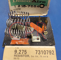1969 1970 Cadillac AC Air Conditioning Evaporator Blower Motor Resistor 7310792