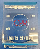 1970 Cadillac Twilight Sentinel Light Switch Escutcheon NOS. Part 1496069