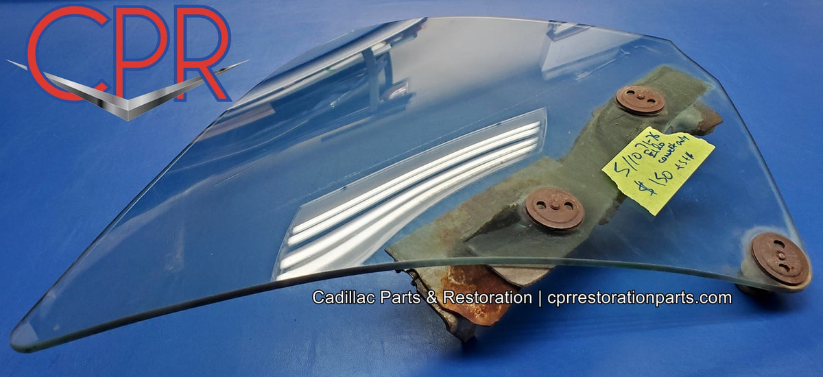 1971-1976 Cadillac Eldorado Convertible Rear Quarter Window Glass - Ri ...
