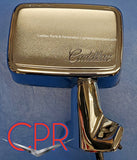From Cadillac Parts & Restoration (CPR): NOS 1974 1975 1976 Cadillac Outside Rear View Mirror Remote - Right Passenger Side 9729229