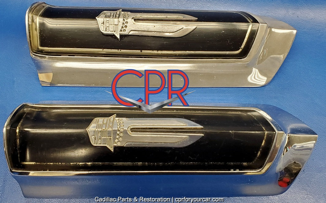 1977 1978 Cadillac Eldorado Front Bumper/Fender Caps CPR Cadillac