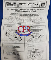 1984-1992 Cadillac Windshield Washer Pump - NOS