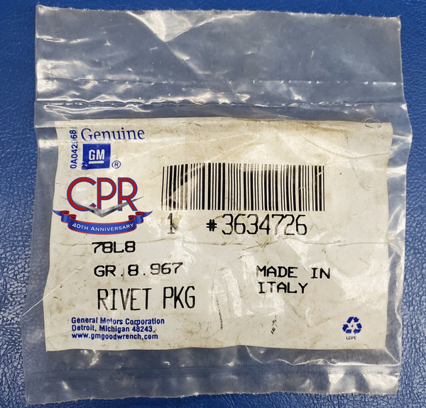 1987-1993 Cadillac Allante Convertible Top Rivets - NOS – CPR Cadillac ...