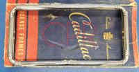 Cadillac Accessories License Plate Frame NOS