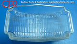 1948 1949 Cadillac Fog Lamp Lens, Glass - NOS New Old Stock Part# 5937129