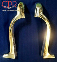 1959 1960 Cadillac Convertible 3-pc Top Header and A-Pillar Trim Moldings