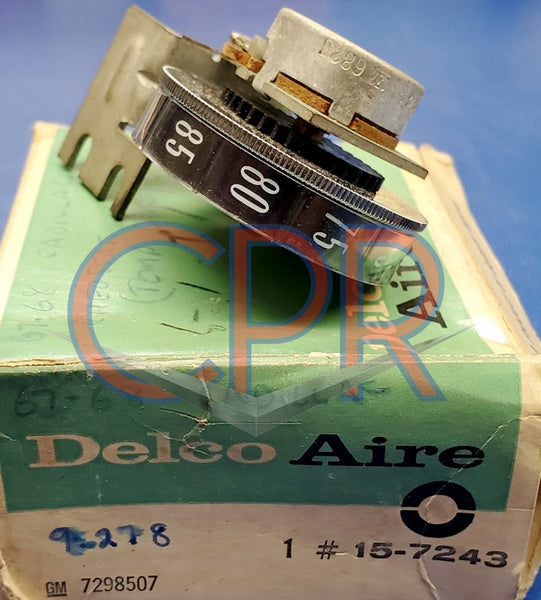 1967 1968 AC Air Conditioning Rheostat & Temperature Control Dial - NO ...