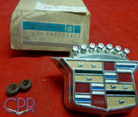 1971 Cadillac Trunk Lock Emblem Kit - NOS